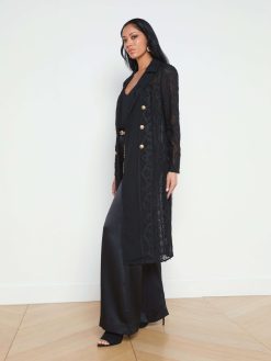 L'AGENCE Trench-Coat En Dentelle Dottie