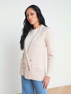 L'AGENCE Blazer Boyfriend En Tricot Eileen