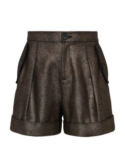 L'AGENCE Short Safari En Coton Et Lin