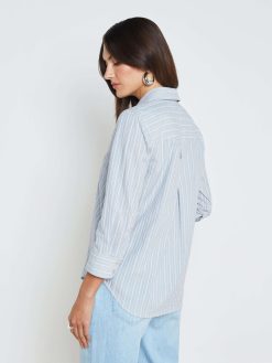 L'AGENCE Blouse Rayee Daniella