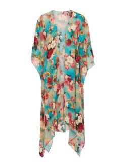 L'AGENCE Cache-Maillot Kimono En Soie Melangee Kara