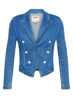 L'AGENCE Blazer En Jean Wayne