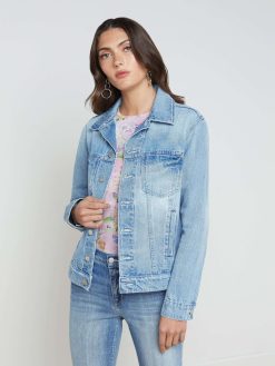 L'AGENCE Veste En Jean Oversize Mack