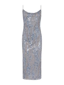 L'AGENCE Robe Nuisette A Sequins Achilles