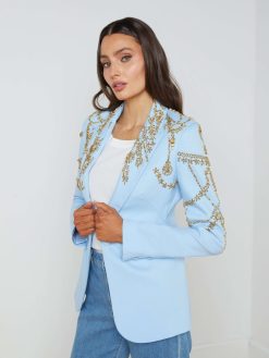 L'AGENCE Blazer Orne De Cristaux Clementine