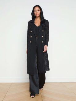 L'AGENCE Trench-Coat En Dentelle Dottie