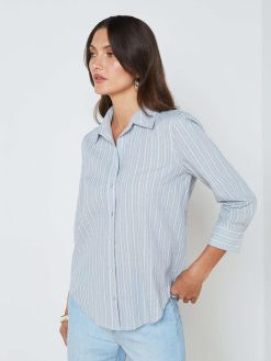 L'AGENCE Blouse Rayee Daniella