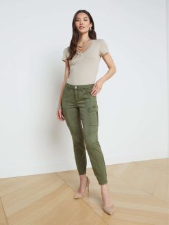 L'AGENCE Pantalon Skinny Cargo Patton