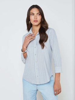 L'AGENCE Blouse Rayee Daniella