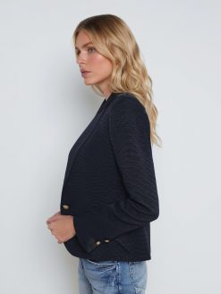 L'AGENCE Blazer Texture Jennah