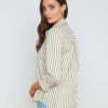 L'AGENCE Blouse En Melange De Coton Daniella