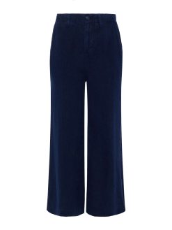 L'AGENCE Pantalon Court En Lin Henderson