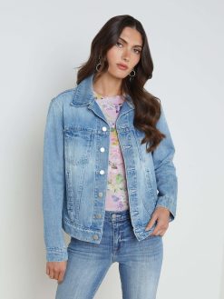 L'AGENCE Veste En Jean Oversize Mack