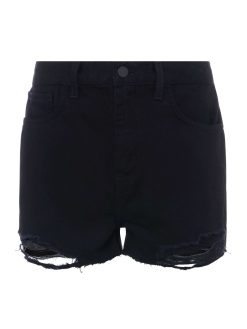 L'AGENCE Short En Jean Effet Vieilli Clark