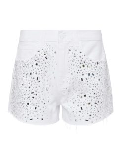 L'AGENCE Short En Jean A Ourlet Brut Beck