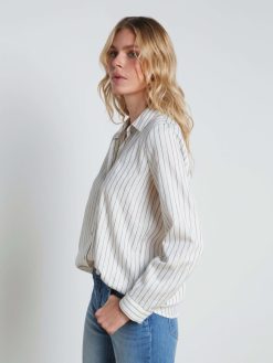 L'AGENCE Blouse Nina En Coton Lurex