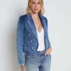 L'AGENCE Blazer En Jean Wayne