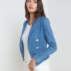 L'AGENCE Blazer En Jean Wayne