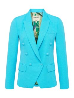 L'AGENCE Blazer En Melange De Coton Kenzie