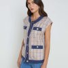 L'AGENCE Gilet Surdimensionne En Tweed Laurel